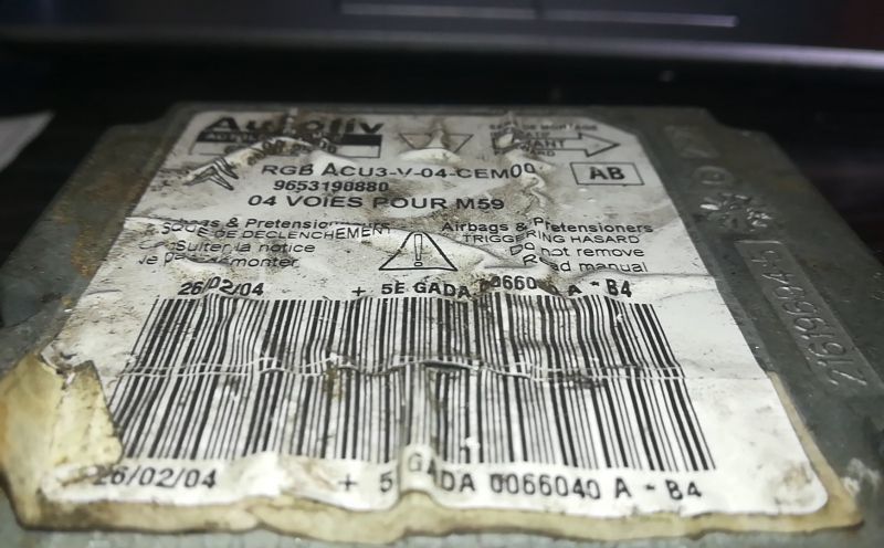 ECU airbags