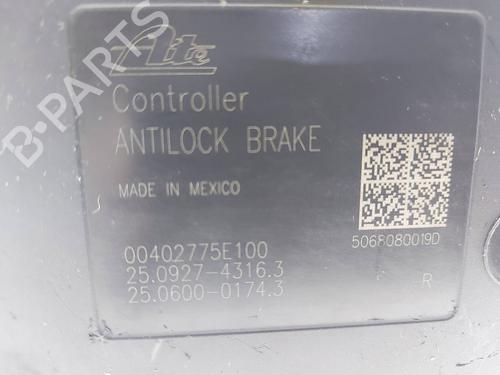 ABS pump CHRYSLER VOYAGER IV (RG, RS) 2.8 CRD | BP21558494M43 