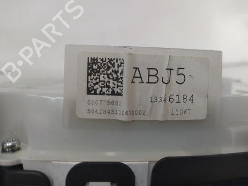 Instrument cluster OPEL MERIVA B MPV (S10) 1.6 CDTI (75) | BP25771849C47 