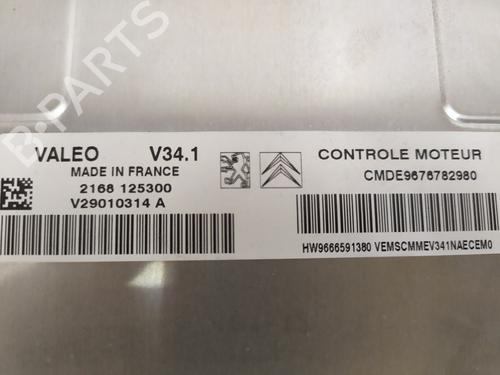 Engine control unit (ECU) CITROËN C3 II (SC_) | BP34102596M57 - Image 3