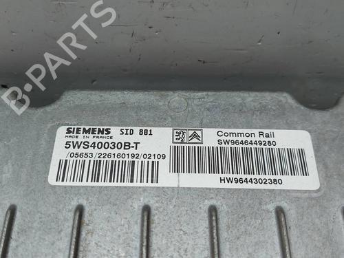 Engine control unit (ECU) PEUGEOT 307 (3A/C) 2.0 HDi 90 | BP18110037M57 