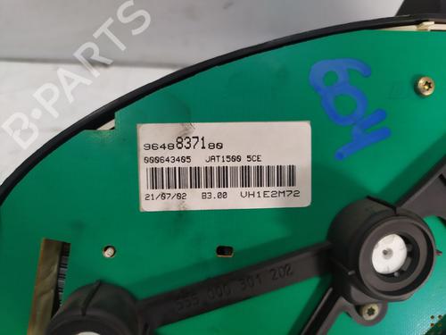Instrument cluster PEUGEOT 206 CC (2D) 2.0 S16 | BP27382104C47 