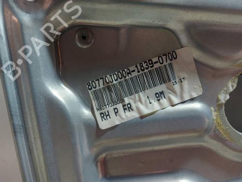 Front right window mechanism NISSAN QASHQAI / QASHQAI +2 I (J10, NJ10, JJ10E) 2.0 | BP23393447C23 