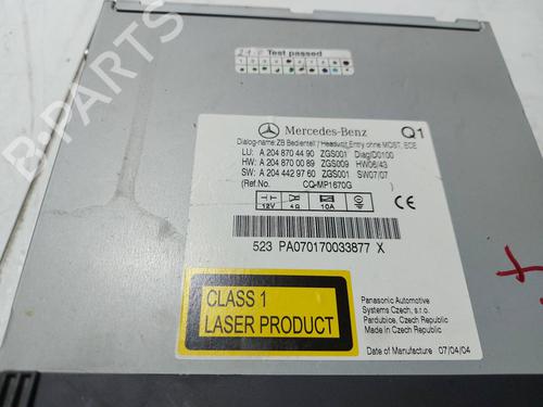 Radio MERCEDES-BENZ C-CLASS (W204) C 220 CDI (204.008) | BP30107627E6
