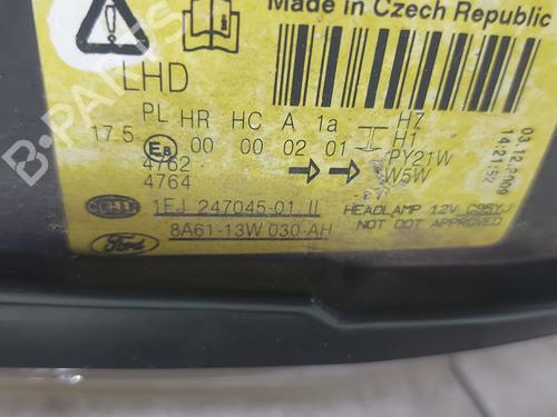 Left headlight FORD FIESTA VI (CB1, CCN) 1.4 TDCi | BP37216033C28 - Image 3