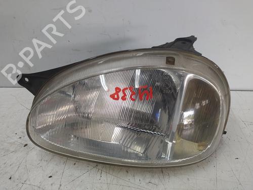 Used Left headlight OPEL CORSA B (S93) 1.2 i 16V (F08, F68, M68) (65 hp) 20856513