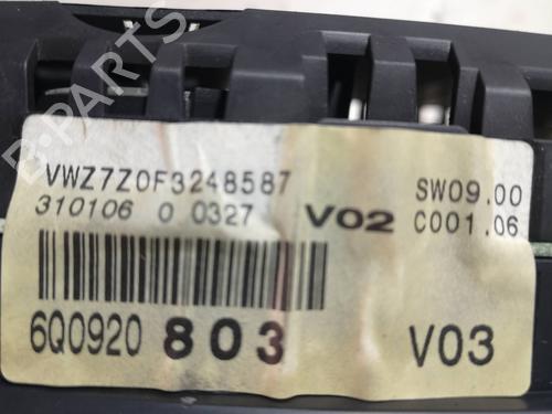 Instrument cluster VW POLO (9N_, 9A_)  | BP16728470C47 
