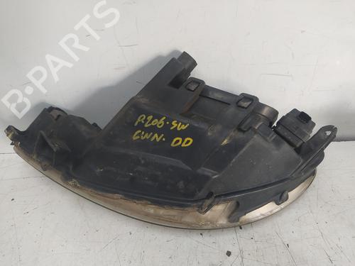 Right headlight PEUGEOT 206 Hatchback (2A/C) 1.4 HDi eco 70 | BP27818592C29 