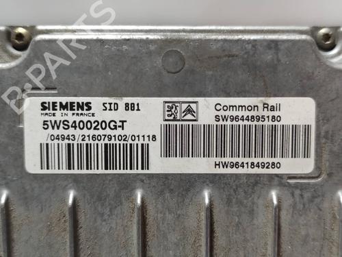Engine control unit (ECU) PEUGEOT 307 (3A/C) 2.0 HDi 90 | BP12511652M57 