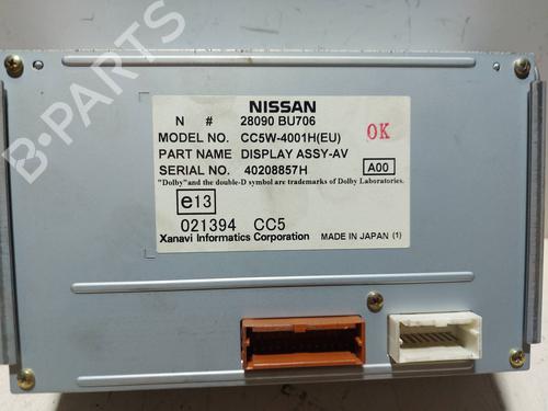 Display monitor NISSAN ALMERA TINO (V10) 1.8 | BP20937401C48