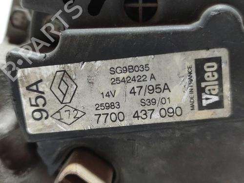 Alternator RENAULT CLIO II (BB_, CB_) 1.2 (BB0A, BB0F, BB10, BB1K, BB28, BB2D, BB2H, CB0A,... | BP8706625M7 