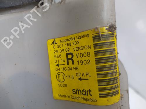 Right headlight SMART CITY-COUPE (450) 0.6 (450.352, 450.353) | BP16580574C29 