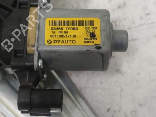 Rear right window mechanism KIA PICANTO II (TA)  | BP13118665C25 