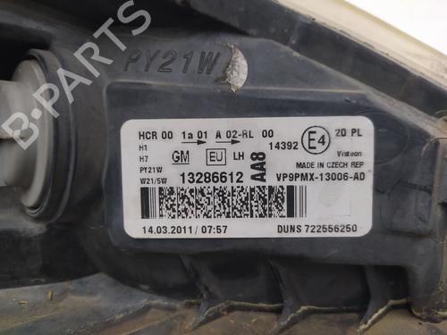 Left headlight OPEL MERIVA B MPV (S10) 1.6 CDTI (75) | BP25771855C28 