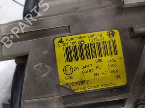 Right headlight ALFA ROMEO 147 (937_) 1.9 JTD 16V (937.AXG1B, 937.BXG1B) | BP30134265C29 