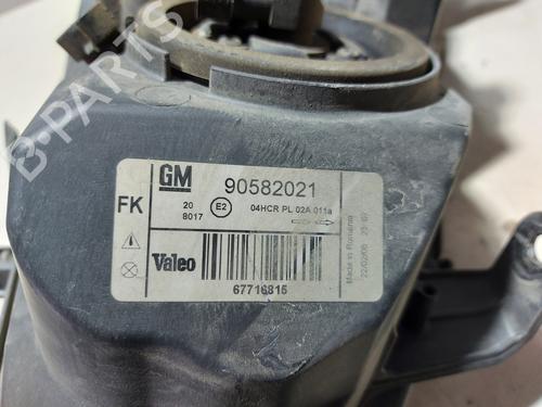Left headlight OPEL ZAFIRA A MPV (T98) 2.0 DI 16V (F75) | BP18020867C28 