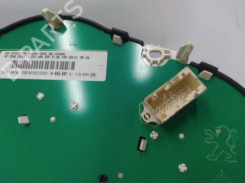 Instrument cluster CITROËN C3 I (FC_, FN_) 1.4 i Bivalent | BP13640986C47 