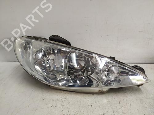 Used Right headlight Right headlight PEUGEOT 206 CC (2D) 1.6 16V (2DNFUF, 2DNFUR) (109 hp) 34558988 34558988