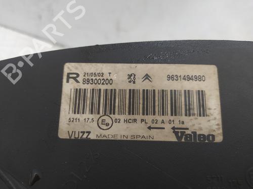 Right headlight CITROËN XSARA PICASSO (N68) 2.0 HDi | BP22968215C29 