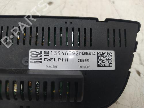 Climate control OPEL MERIVA B MPV (S10) 1.6 CDTI (75) | BP25771858I5 