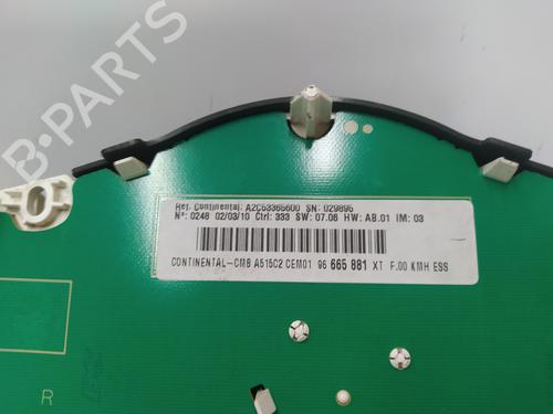 Instrument cluster CITROËN C3 I (FC_, FN_) 1.4 i Bivalent | BP13640986C47 