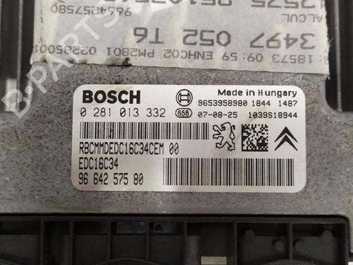 Engine control unit (ECU) PEUGEOT 307 Break (3E) 1.6 HDi 110 | BP39620552M57 - Image 2