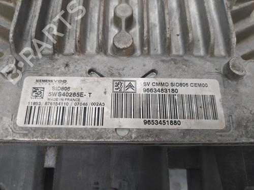 Engine control unit (ECU) CITROËN C2 (JM_) 1.4 HDi | BP8701580M57 