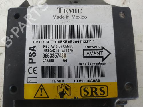 ECU airbags CITROËN C3 II (SC_) 1.4 HDi 70 (SC8HZC, SC8HR0, SC8HP4) | BP8698969M53 