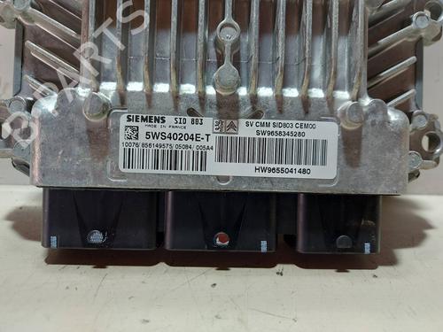 Engine control unit (ECU) PEUGEOT 407 SW (6E_, 6D_)  | BP19698353M57 