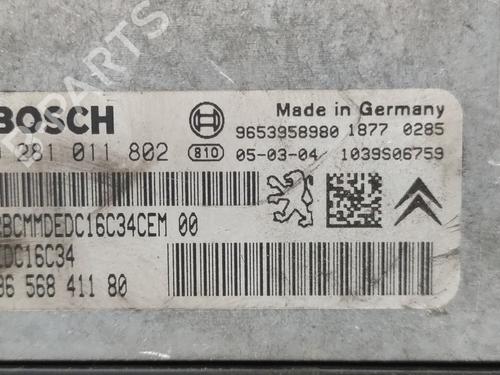 Engine control unit (ECU) CITROËN XSARA PICASSO (N68)  | BP13361885M57 