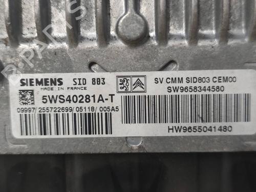 Engine control unit (ECU) CITROËN C4 I (LC_)  | BP11707209M57 