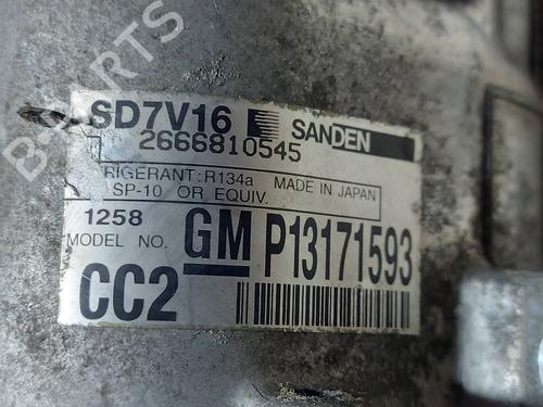 AC compressor SAAB 9-3 (YS3F, E79, D79, D75) 1.9 TiD | BP23410936M34 