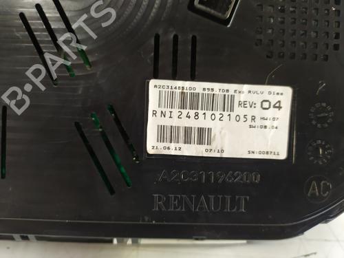Instrument cluster RENAULT MEGANE III Hatchback (BZ0/1_, B3_) 1.2 TCe (BZ2B, BZ11) | BP18063882C47 
