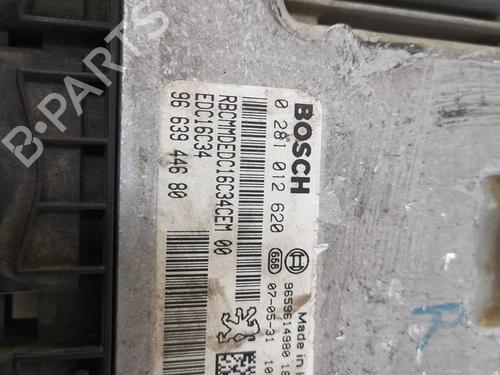 Engine control unit (ECU) PEUGEOT PARTNER Box Body/MPV 1.6 HDi | BP8705239M57 