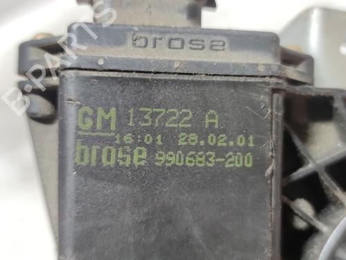 Front right window mechanism OPEL ASTRA G Coupe (T98) 2.0 16V Turbo (F07) | BP9272412C23 