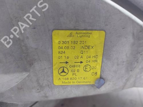 Left headlight MERCEDES-BENZ A-CLASS (W168) A 140 (168.031, 168.131) | BP18473462C28 