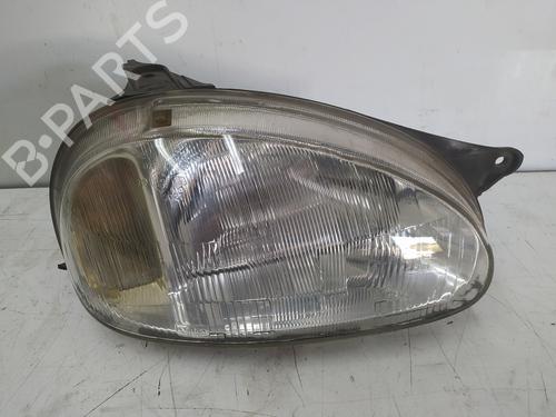 Used Right headlight OPEL CORSA B (S93) 1.5 D (F08, F68, M68) (50 hp) 16928339