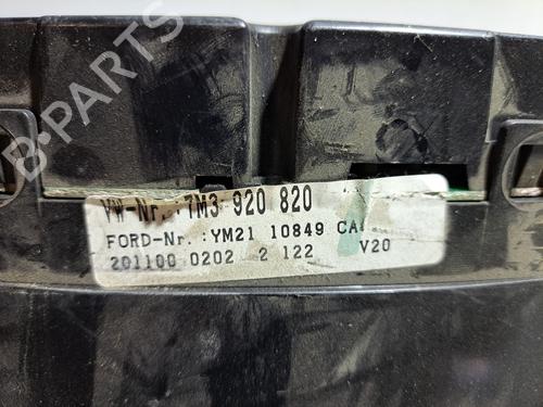 Instrument cluster VW SHARAN (7M8, 7M9, 7M6) 2.0 | BP9272384C47 