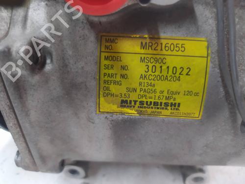 AC compressor MITSUBISHI GALANT VIII (EA_) 2.5 V6 24V (EA5A) | BP10504443M34 