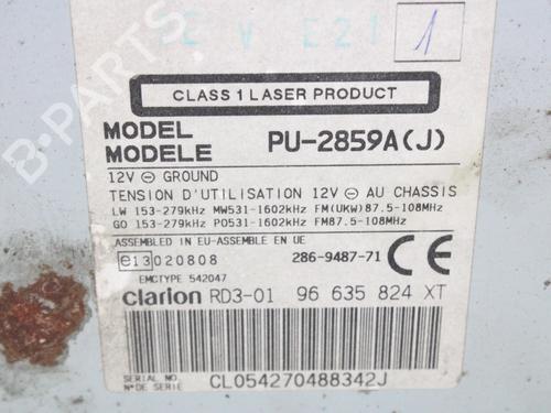 Radio CITROËN BERLINGO MULTISPACE (B9) 1.6 HDi 90 4x4 | BP15989364E6 