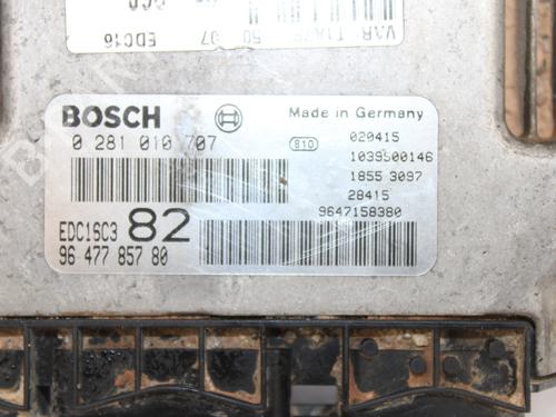 Engine control unit (ECU) PEUGEOT 206 Hatchback (2A/C) 1.4 HDi eco 70 | BP15527919M57 