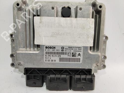 Engine control unit (ECU) PEUGEOT 5008 (0U_, 0E_) 1.6 16V | BP25717355M57 