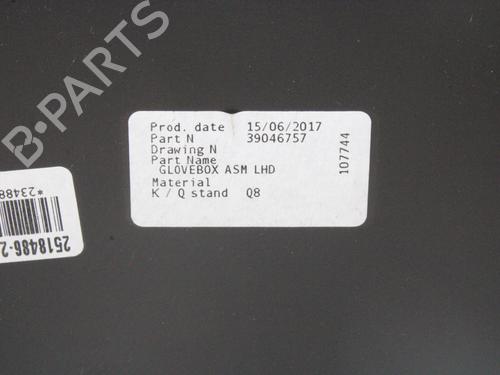 Glove box OPEL ASTRA K (B16) 1.0 Turbo (68) | BP14831487C95 