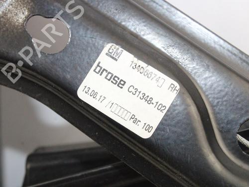 Front right window mechanism OPEL ASTRA K (B16) 1.6 CDTi (68) | BP15212080C23 