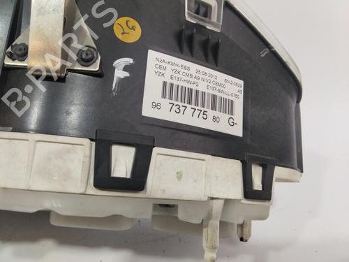 Instrument cluster PEUGEOT 208 I (CA_, CC_) 1.2 VTI 82 | BP23332376C47 