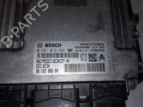 Engine control unit (ECU) PEUGEOT 3008 I MPV (0U_) 1.6 HDi | BP8578556M57 