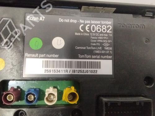 Display monitor RENAULT MEGANE III Grandtour (KZ0/1)  | BP27200231C48 