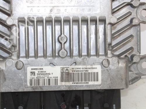 Engine control unit (ECU) PEUGEOT 407 (6D_) 2.0 HDi 135 (6DRHRH, 6DRHRE, 6DRHRG, 6DRHRJ) | BP13551665M57 