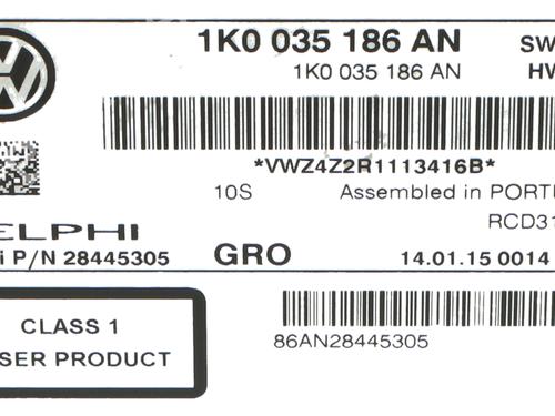 Radio VW TOURAN (1T3) | BP29905476E6