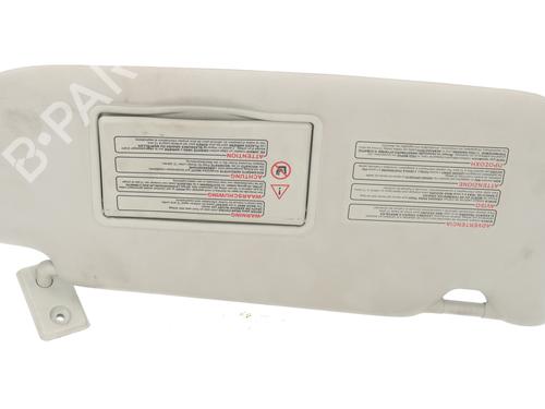Højre solskærm NISSAN QASHQAI I (J10, NJ10) [2006-2015]  31598476